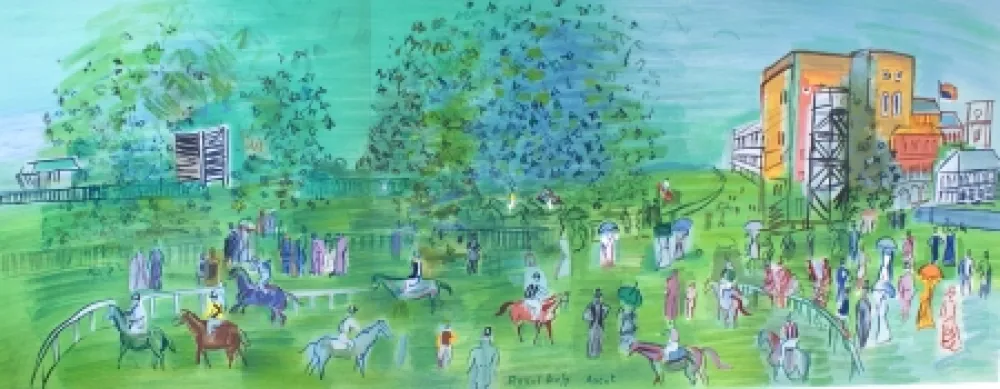 リトグラフ Dufy - Ascot