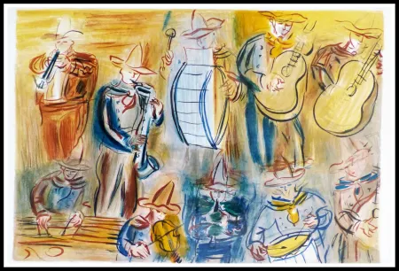 リトグラフ Dufy - CONCERT DES ANGES