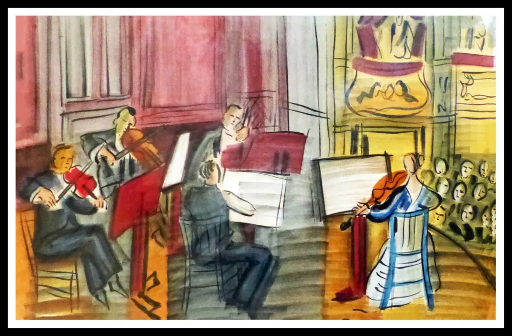 リトグラフ Dufy - CONCERT DES ANGES II