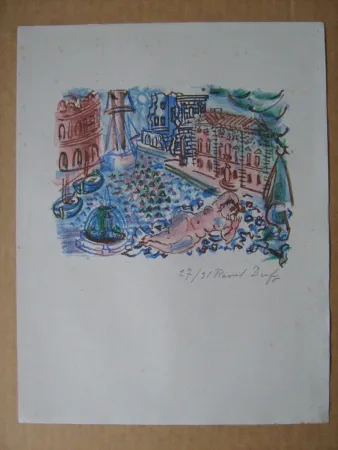 技術的なありません Dufy - Eloge de Raoul Dufy. Orné de gravures originales.