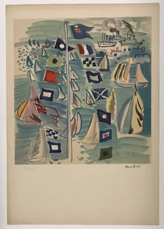 リトグラフ Dufy - Honfleur