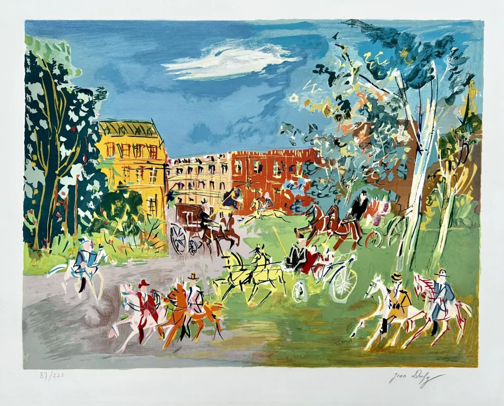 リトグラフ Dufy - La Promenade