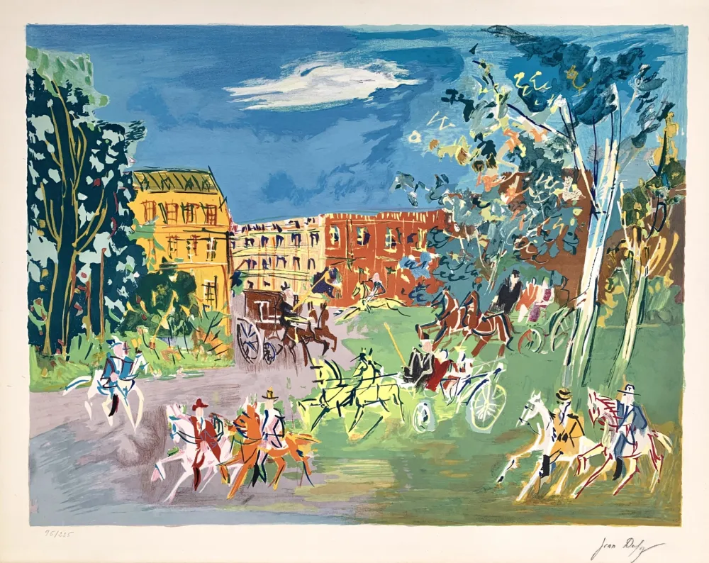 リトグラフ Dufy - La Promenade