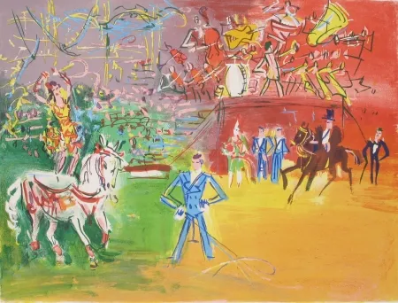 リトグラフ Dufy - Le Cirque