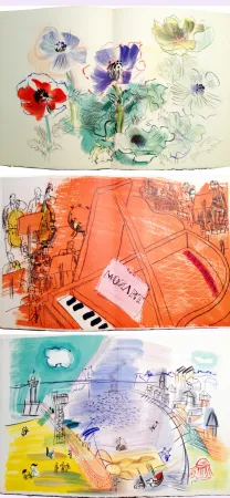 挿絵入り本 Dufy - Léon-Paul FARGUE : ILLUMINATIONS NOUVELLES. 14 lithographies originales (1953)