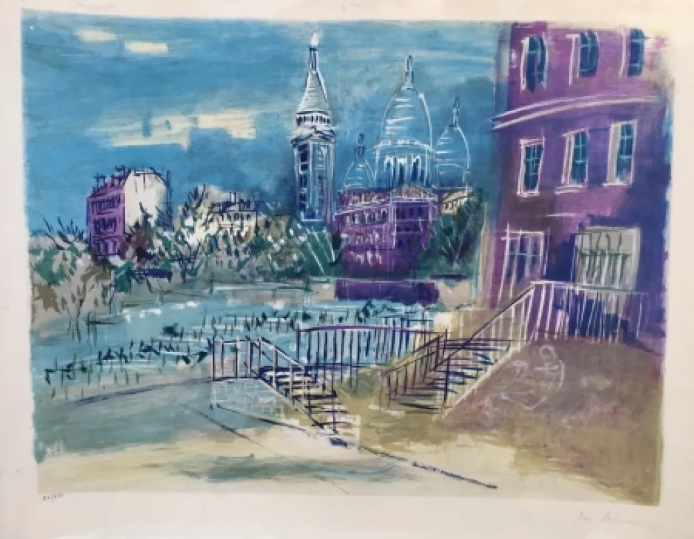 リトグラフ Dufy - Montmartre
