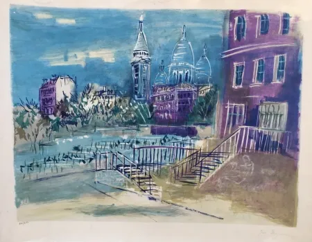 リトグラフ Dufy - Montmartre