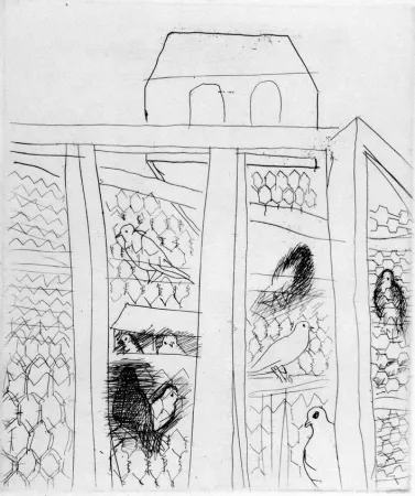 エッチング Dufy - Pigeonners II