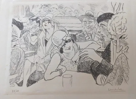 リトグラフ Dulac - Initiation