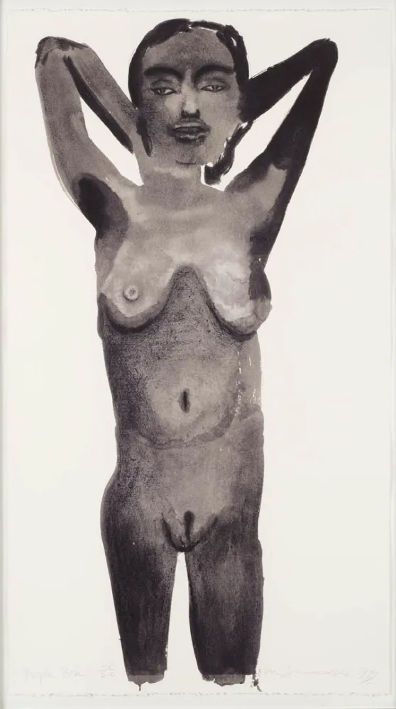 リトグラフ Dumas - Purple Pose