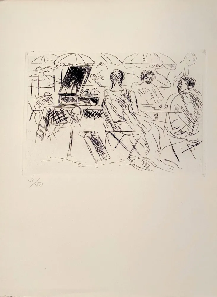 彫版 Dunoyer De Segonzac - Plage, ca.