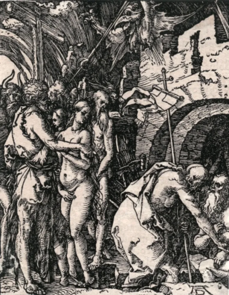 木版 Durer - Christ in Limbo