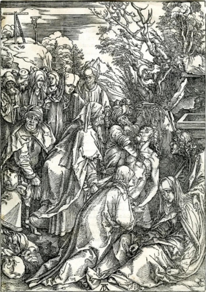 木版 Durer - Deposition of Christ (The Large Passion), c. 1496-97
