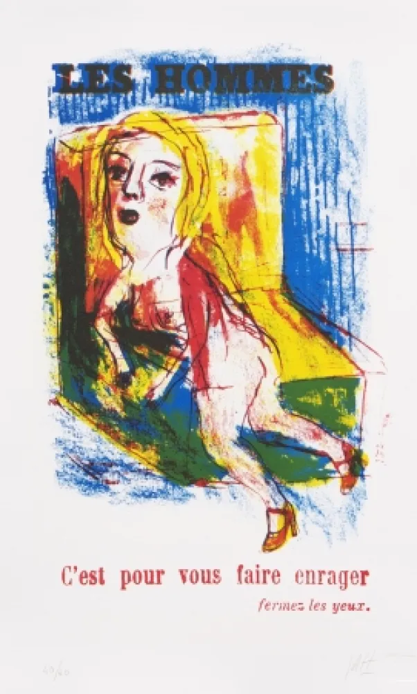 リトグラフ Dutertre - C'est pour vous faire enrager