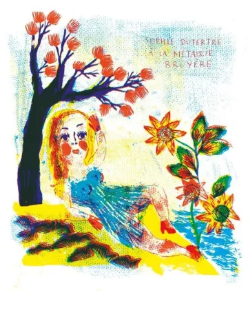 リトグラフ Dutertre - Sophie Dutertre à la Métairie Bruyère