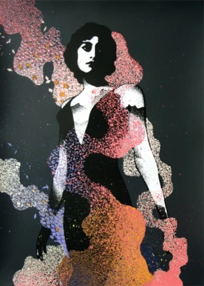 シルクスクリーン Eelus - Conjuring (hand finished edition)