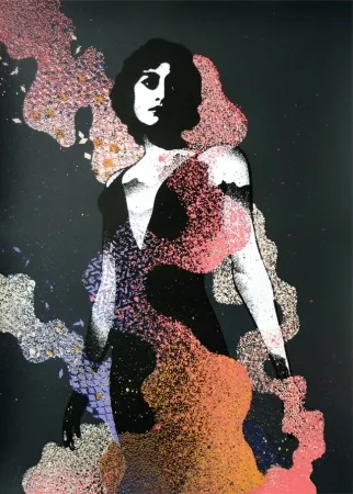 シルクスクリーン Eelus - Conjuring (hand finished edition)