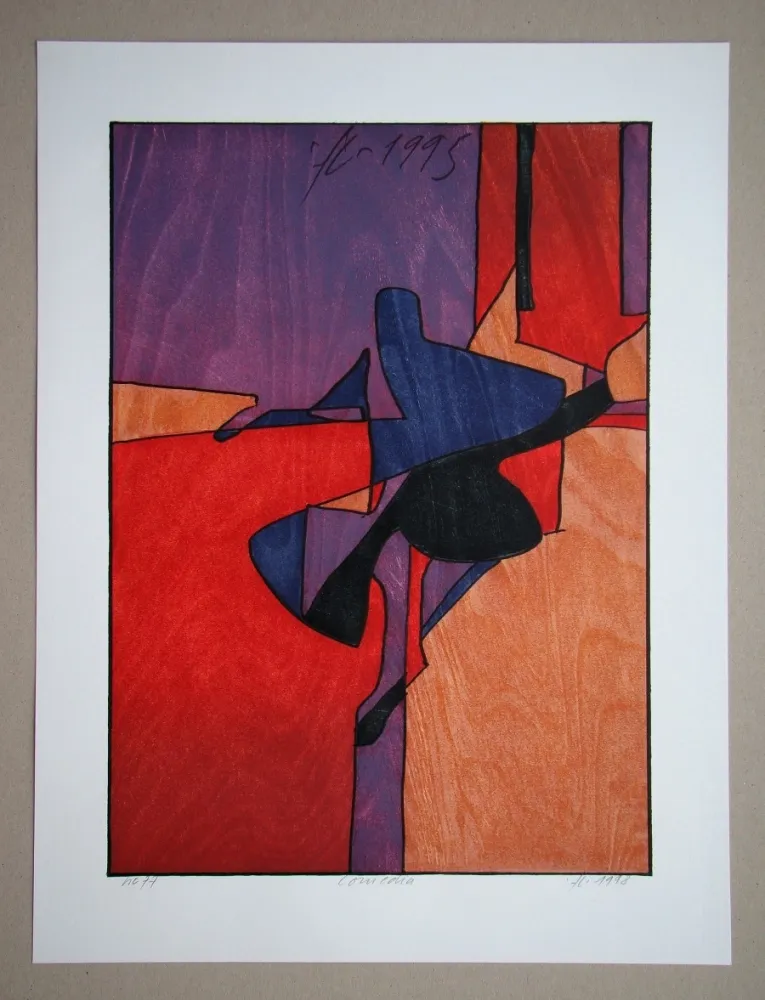 木版 Eggenschwiler - Comedia