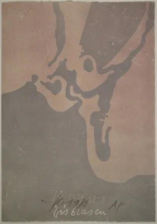 木版 Eggenschwiler - Eisblasen