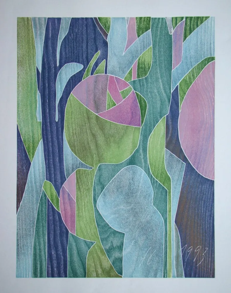 木版 Eggenschwiler - Morgentau