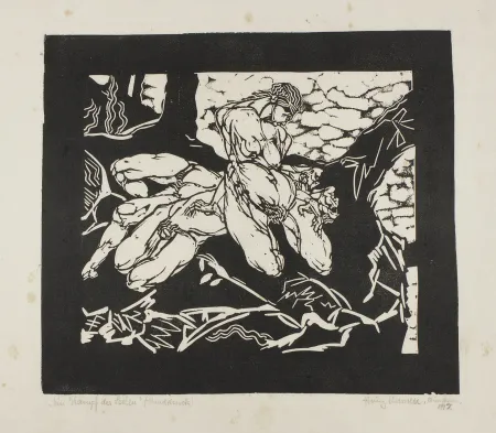 木版 Ehmsen - Ein Kampf der Seelen 