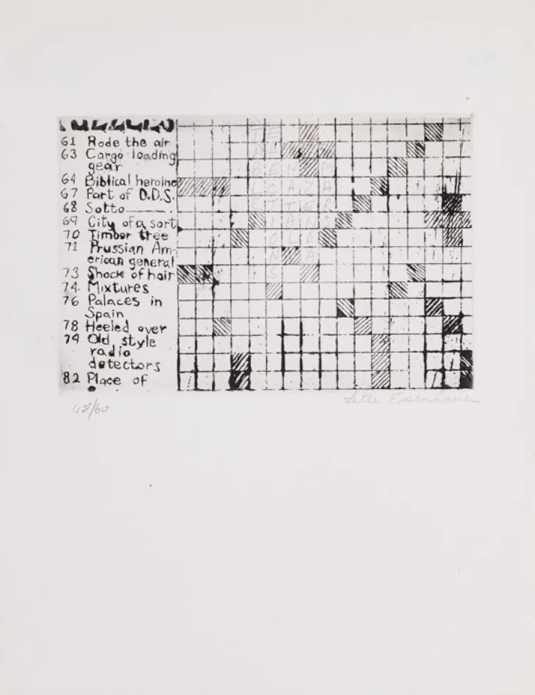 エッチング Eisenhauer - Untitled