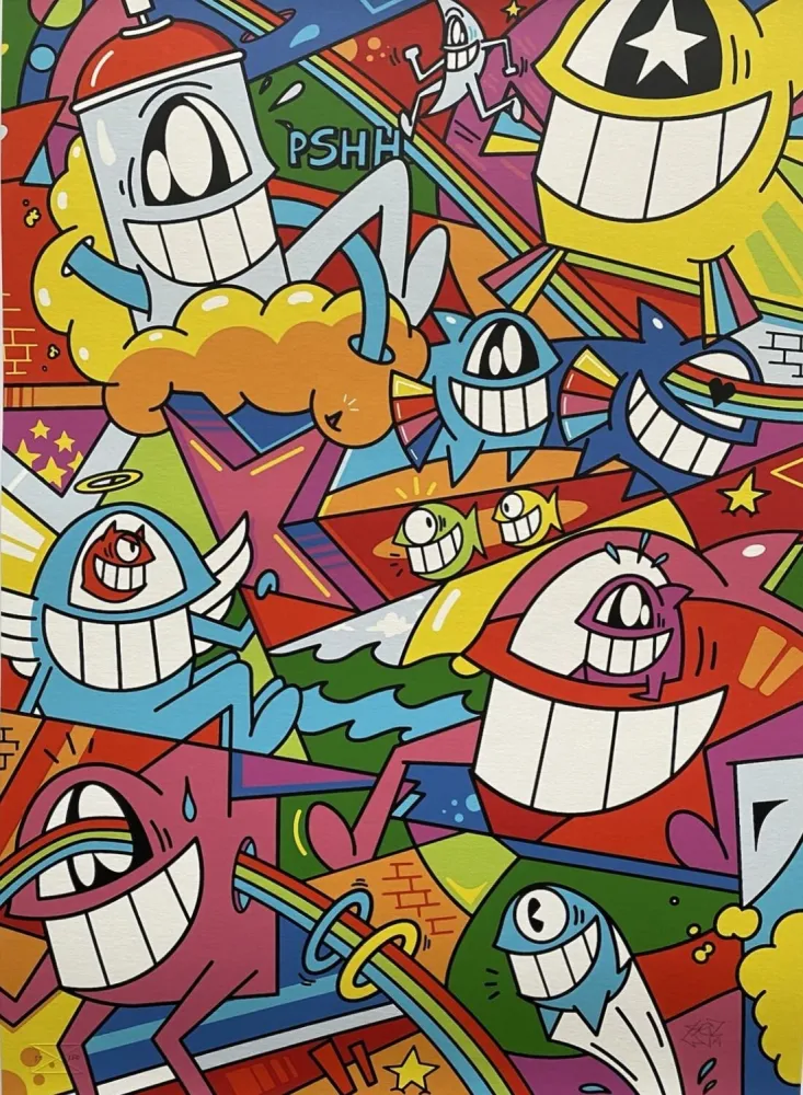 シルクスクリーン El Pez - Catch the Stars (Standard Edition III)