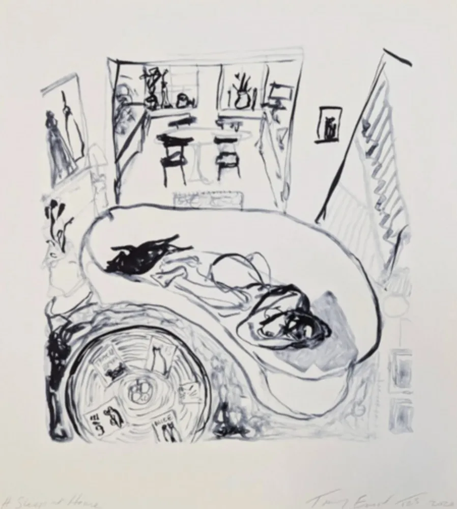 リトグラフ Emin - A Sleep at Home