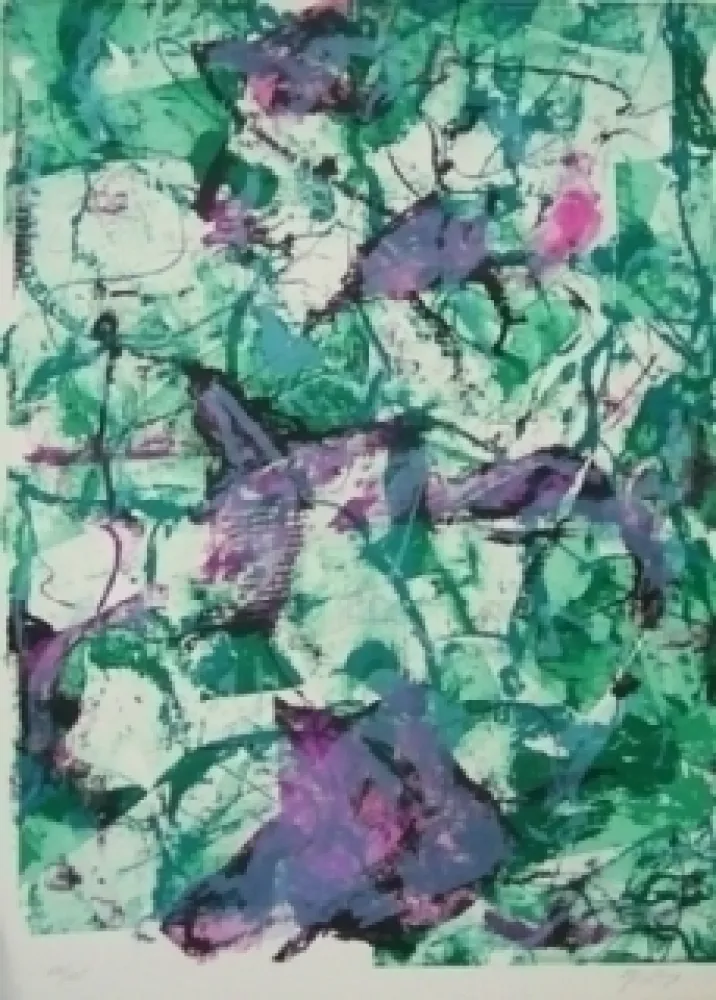 リトグラフ En Jong - Monde imaginaire III