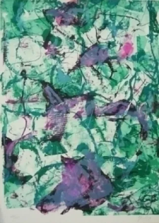 リトグラフ En Jong - Monde imaginaire III