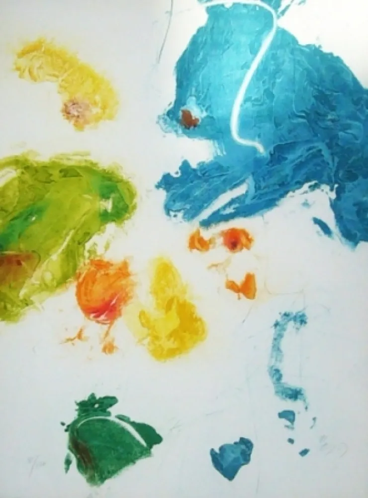 彫版 En Joong - Composition abstraite