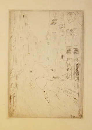 彫版 Ensor - Le Chevalier