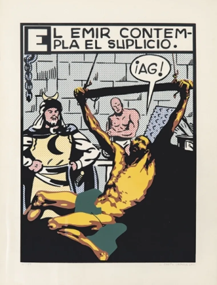 シルクスクリーン Equipo Cronica - El suplicio