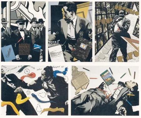 シルクスクリーン Equipo Cronica - Serie Negra