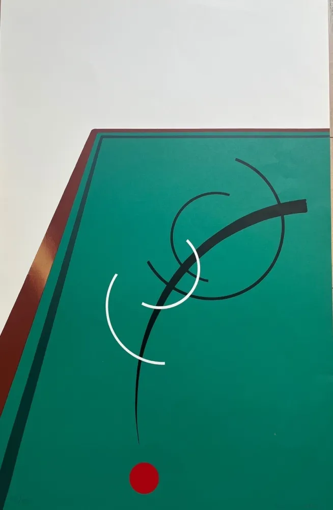 シルクスクリーン Equipo Cronica - Taco de billar