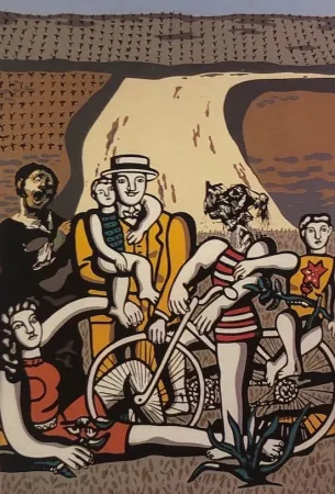 シルクスクリーン Equipo Cronica - Un día en el campo (carpeta Conmpositions)