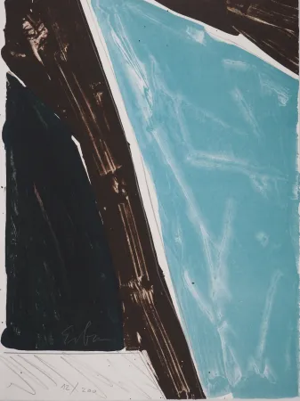 リトグラフ Erben - Les Jours Tombent (Die Tage fallen)