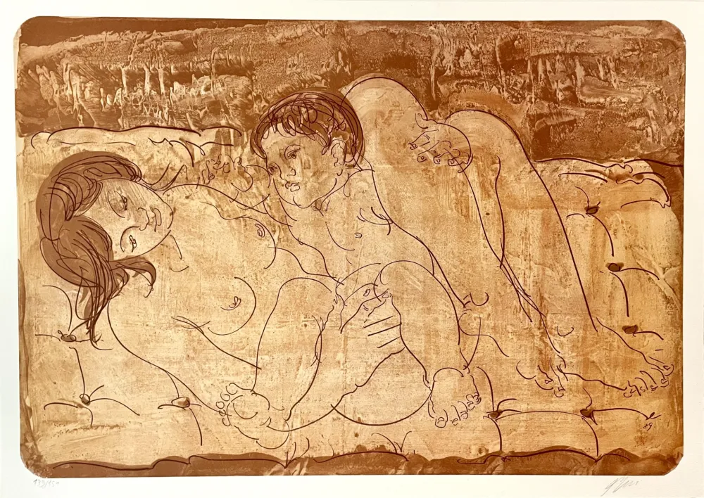 リトグラフ Erni - Maternity