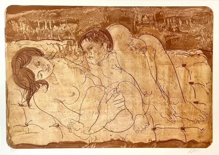 リトグラフ Erni - Maternity