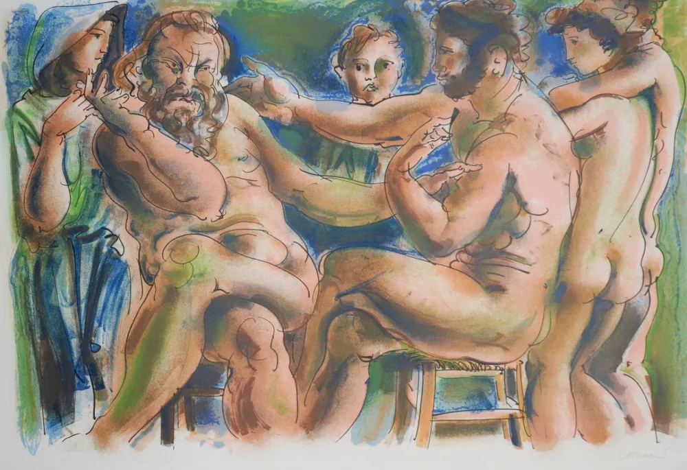 リトグラフ Erni - Réflexions simples sur le corps