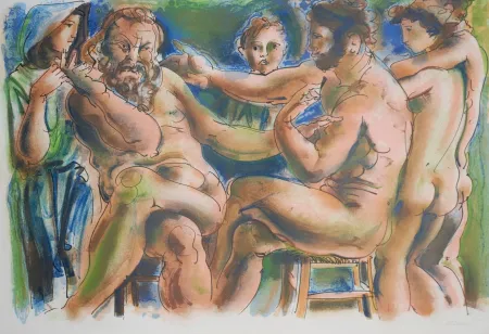 リトグラフ Erni - Réflexions simples sur le corps