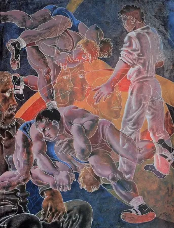 オフセット Erni - Wrestling