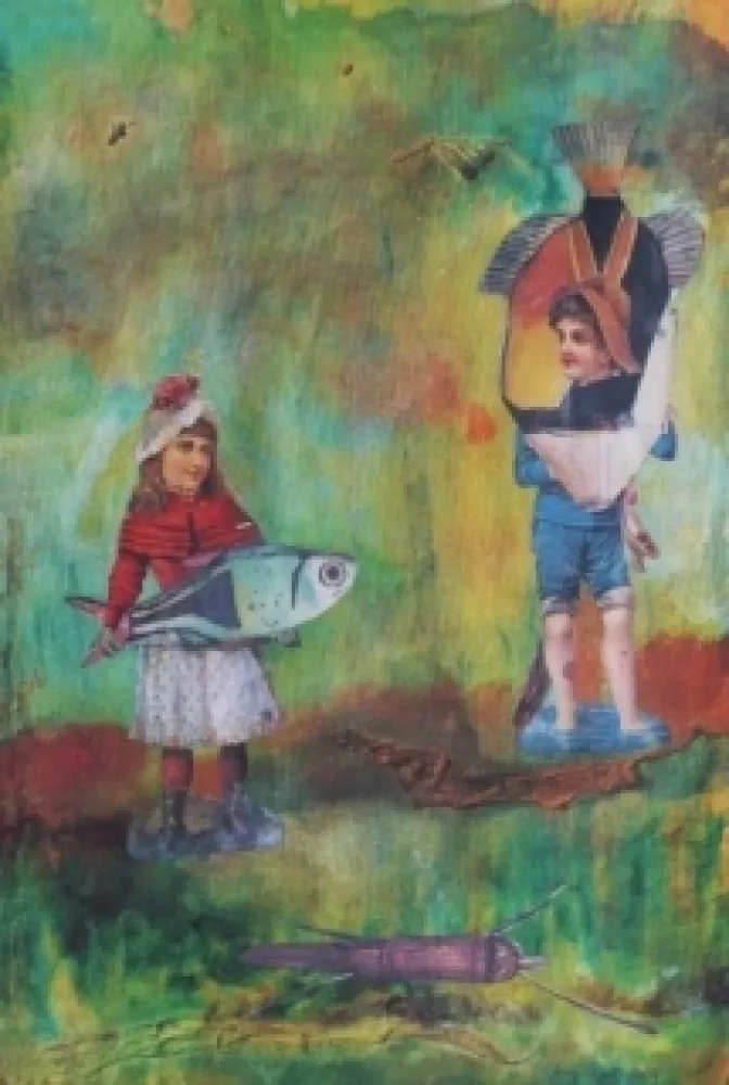 リトグラフ Ernst - A Sunday walk in the park