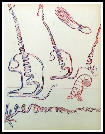 リトグラフ Ernst - Composition surréaliste 