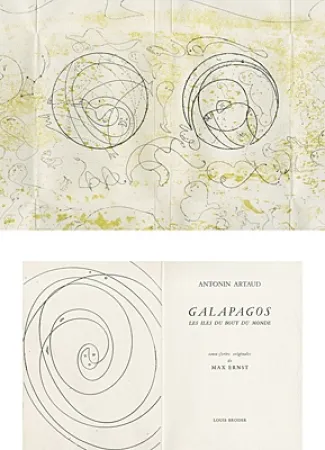 挿絵入り本 Ernst - Galapagos - Les îles du bout du monde