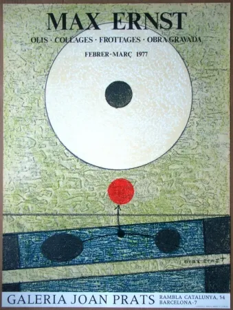 リトグラフ Ernst - Galeria Joan Prats