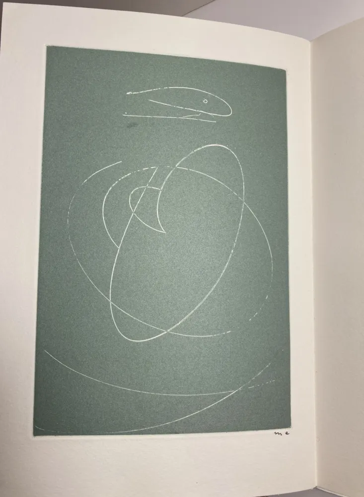 エッチング Ernst -  Le Musée de l'Homme, suivi de la Pêche au soleil Levant. 