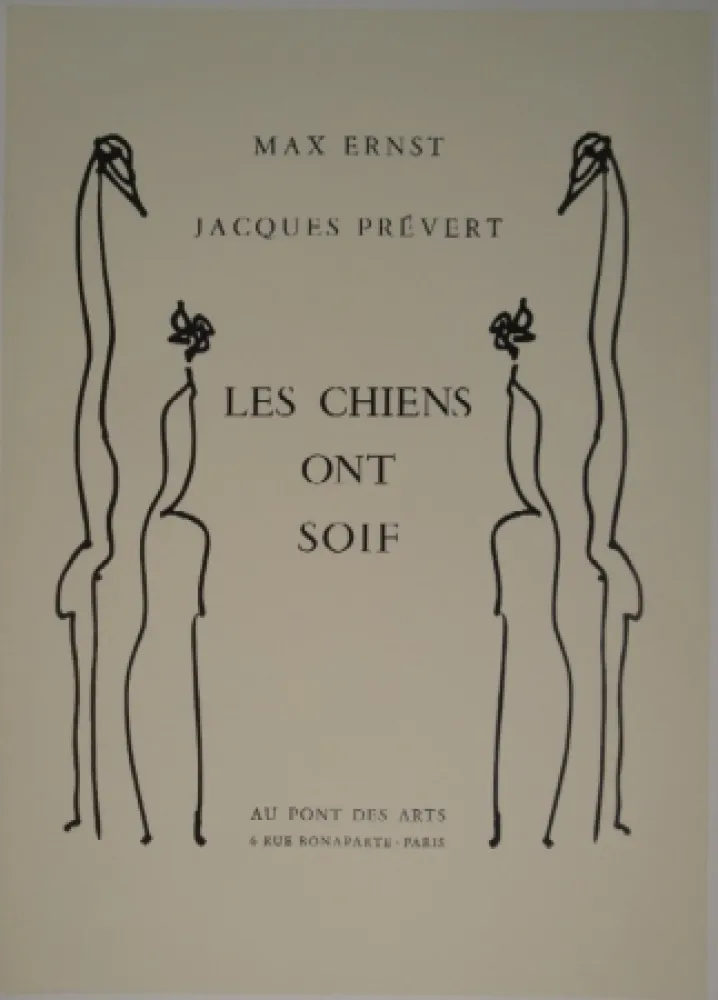 挿絵入り本 Ernst - Les chiens ont soif.