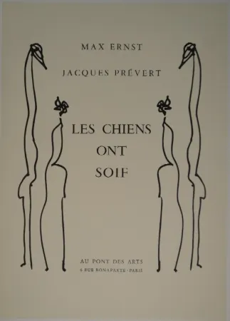 挿絵入り本 Ernst - Les chiens ont soif.