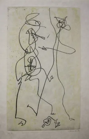 エッチングと　アクチアント Ernst - Les Chiens Ont Soif